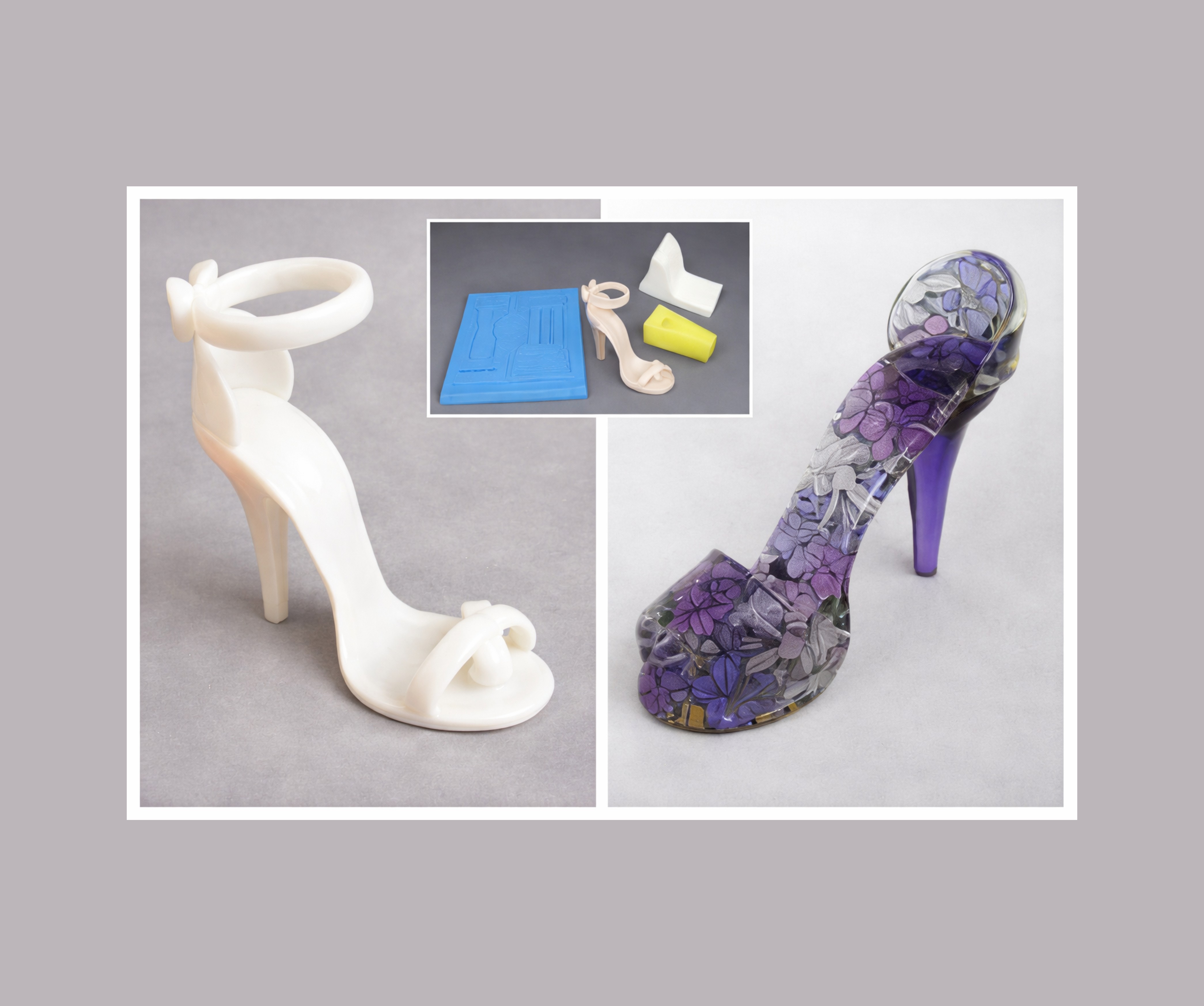 Simi Cakes High Heel Mold and heel